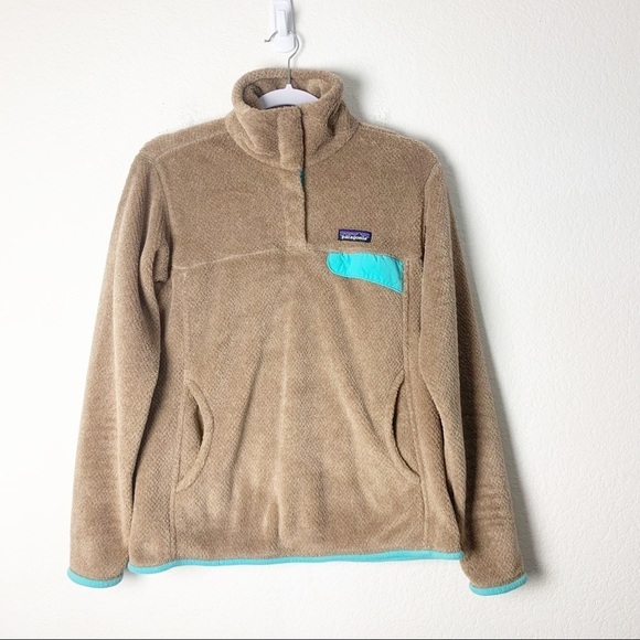 Patagonia Tops - Patagonia womens brown retool snap t pullover sweater M